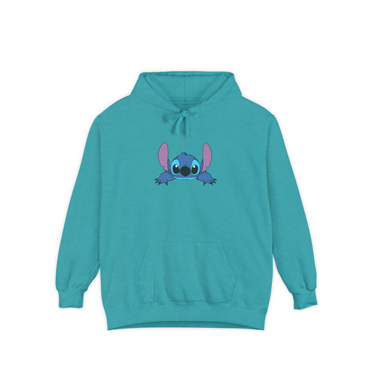 Embrace the Mischief: Customized Stitch Hoodie Unisex Garment-Dyed Hoodie