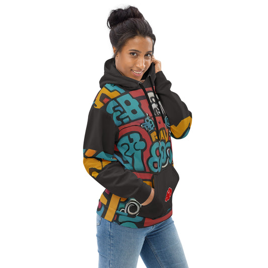 Custom Graffiti Style Unisex Hoodie – Streetwear Meets Art